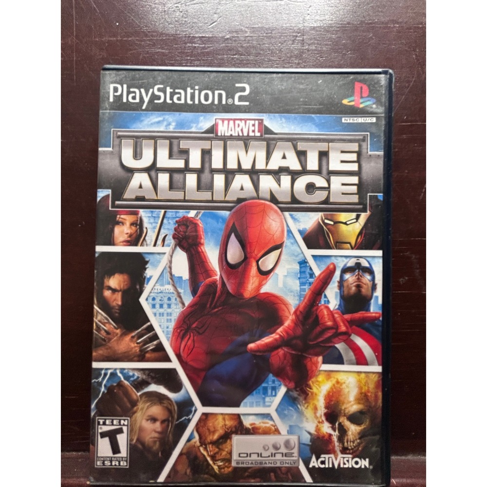 Marvel Ultimate Alliance Sony PlayStation 2 PS2 Game CIB Complete w Manual
